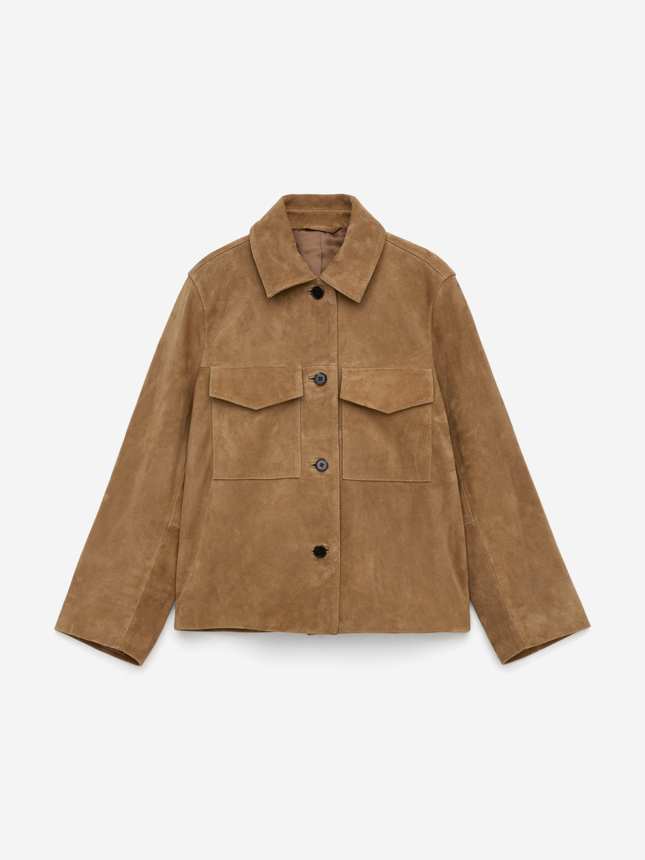 Suede Jacket – Beige – Women – ARKET GB | Arket UK