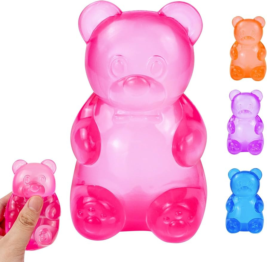 Stress Bear Taba Squishy Balls, Bear Toy Taba Squishy Toys for Kids Stress Relief Squeeze Balls f... | Amazon (US)