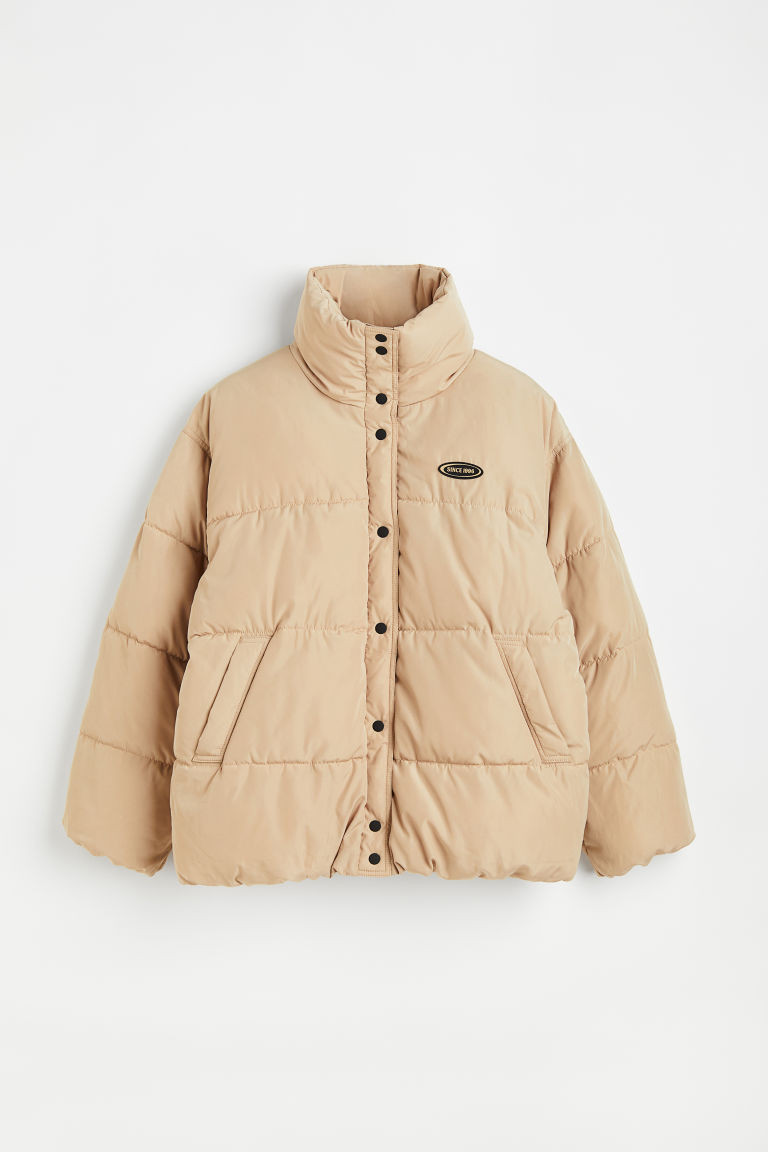 H & M - H & M+ Puffer Jacket - Beige | H&M (US + CA)