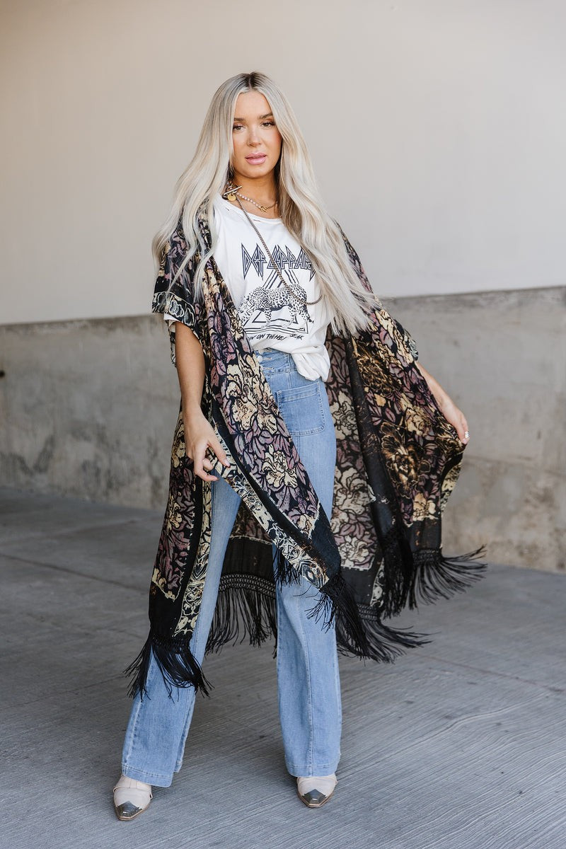Delphi Floral Kimono | Mindy Mae's Market