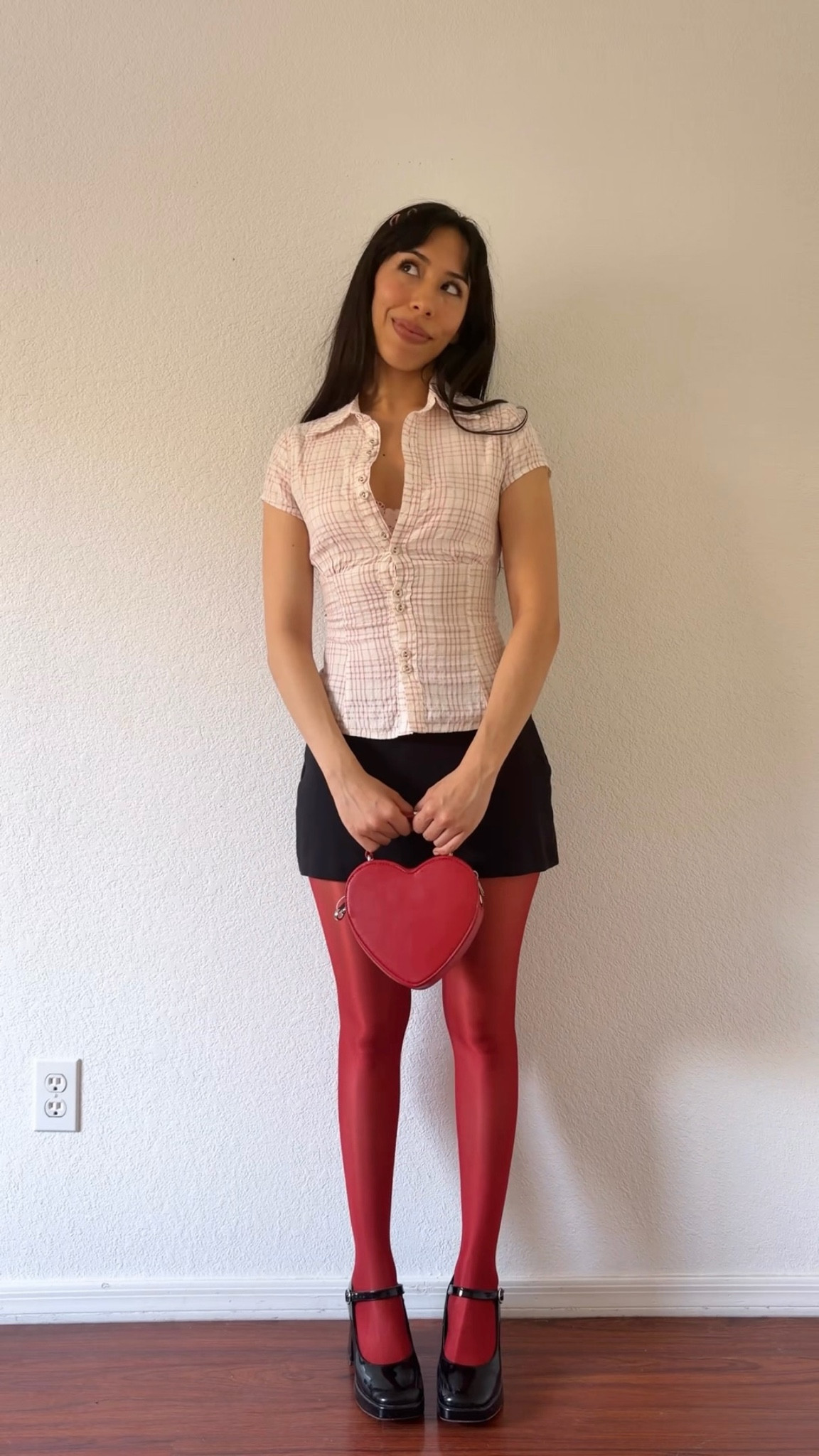 Valentine’s Day outfits: top also available in my storefront, shoes Steve Madden 