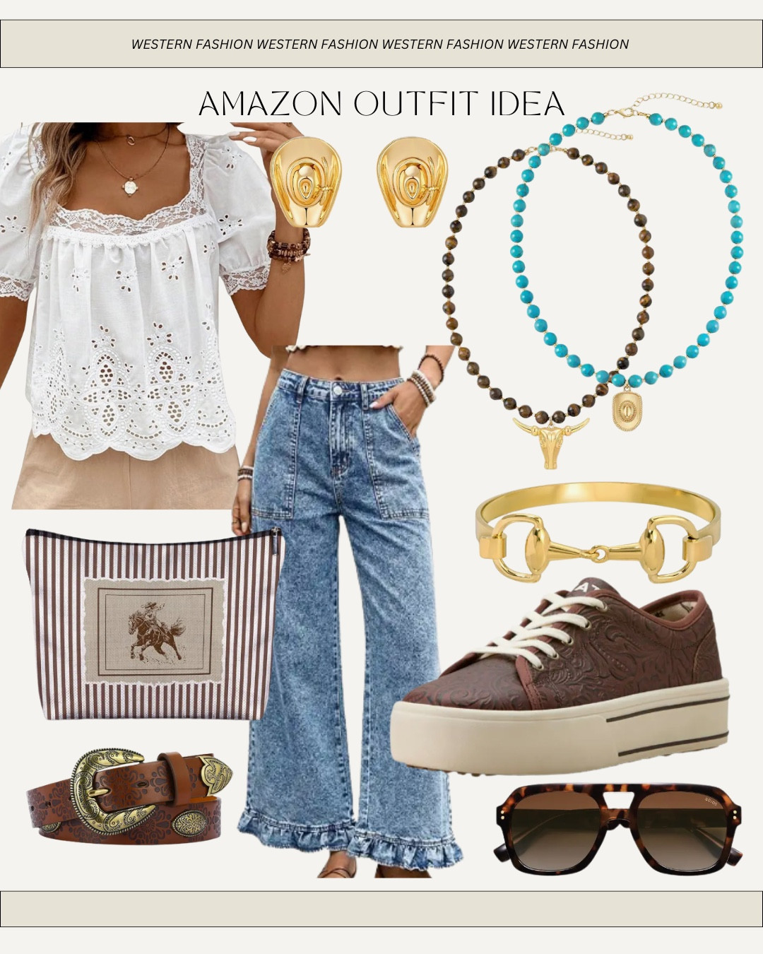 Western everyday outfit idea - causal summer outfit - teacher back to school outfit from Amazon

#LTKgrwm #LTKootd #LTKWorkwear