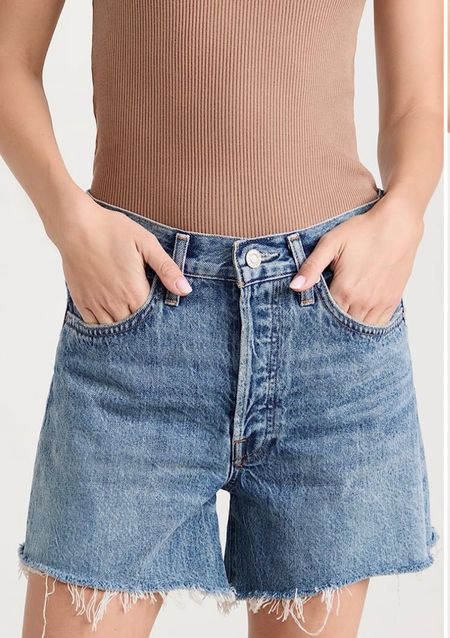 The best shorts I’ve found summer 2023 no chub rub, no booty shorts, cute and stylish Jean shorts long 
Love these so much!! #jeanshorts #perfectjeanshorts #denimshorts #agolde

#LTKstyletip #LTKcurves #LTKFind