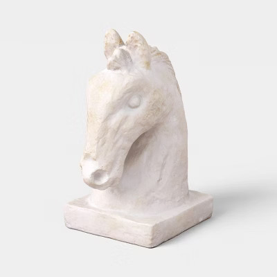 Rustic Ceramic Horse Bust Decorative Object - Threshold™ | Target