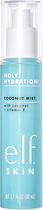 e.l.f. SKIN Holy Hydration! Hydrating Coconut Mist, Refreshes, Soothes & Invigorates Skin, Tropic... | Amazon (US)