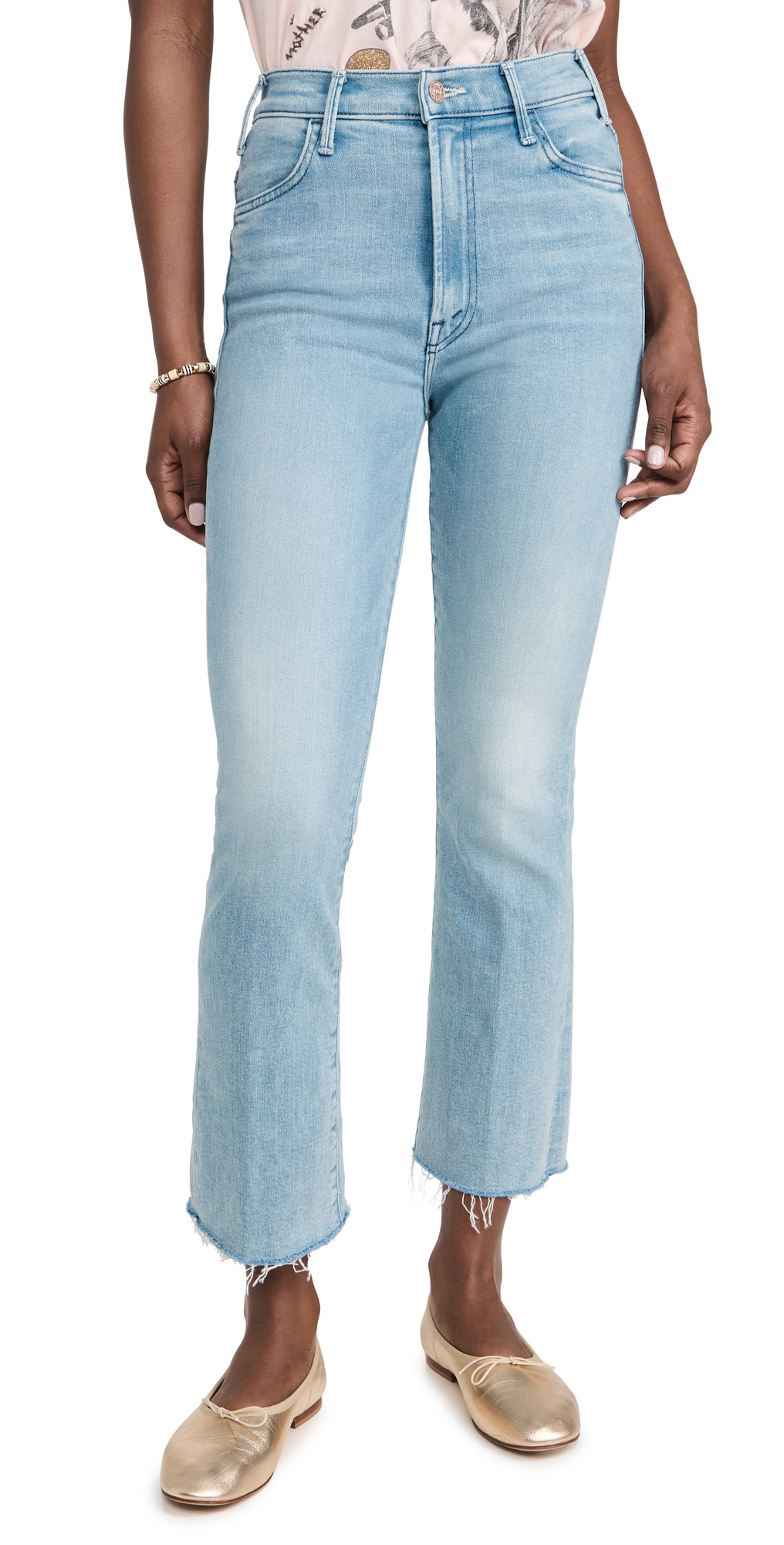 MOTHER The Hustler Ankle Fray Jeans | Shopbop