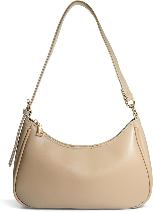 Women's Crescent Shoulder Bag Vegan Leather Chain Cross body bag Convertible Handbag | Amazon (US)