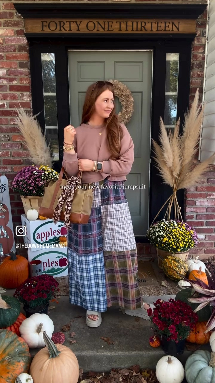 The plaid jumpsuit of your dreams! For some reason I can’t tag here 😭 but the link is directly below! 

https://rstyle.me/+LI405RN1QF84HYbQgyFjcQ

Necklace: Shop Jennessa Wait use code KEISHA for 15% off! 




#LTKStyleTip #LTKFindsUnder50 #LTKSeasonal