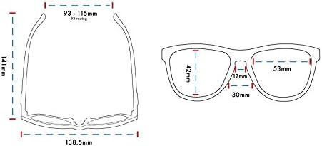 Goodr OG Polarized Sunglasses Sunbathing with Wizards/Light Blue, One Size - Men's | Amazon (US)