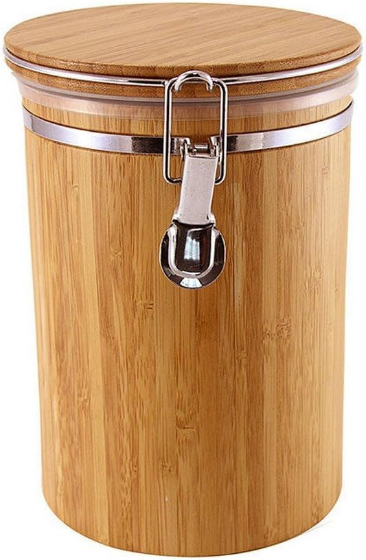 JapanBargain 4094, Airtight Bamboo Canister Kitchen Organizer Food Storage Container with Lid for... | Amazon (US)