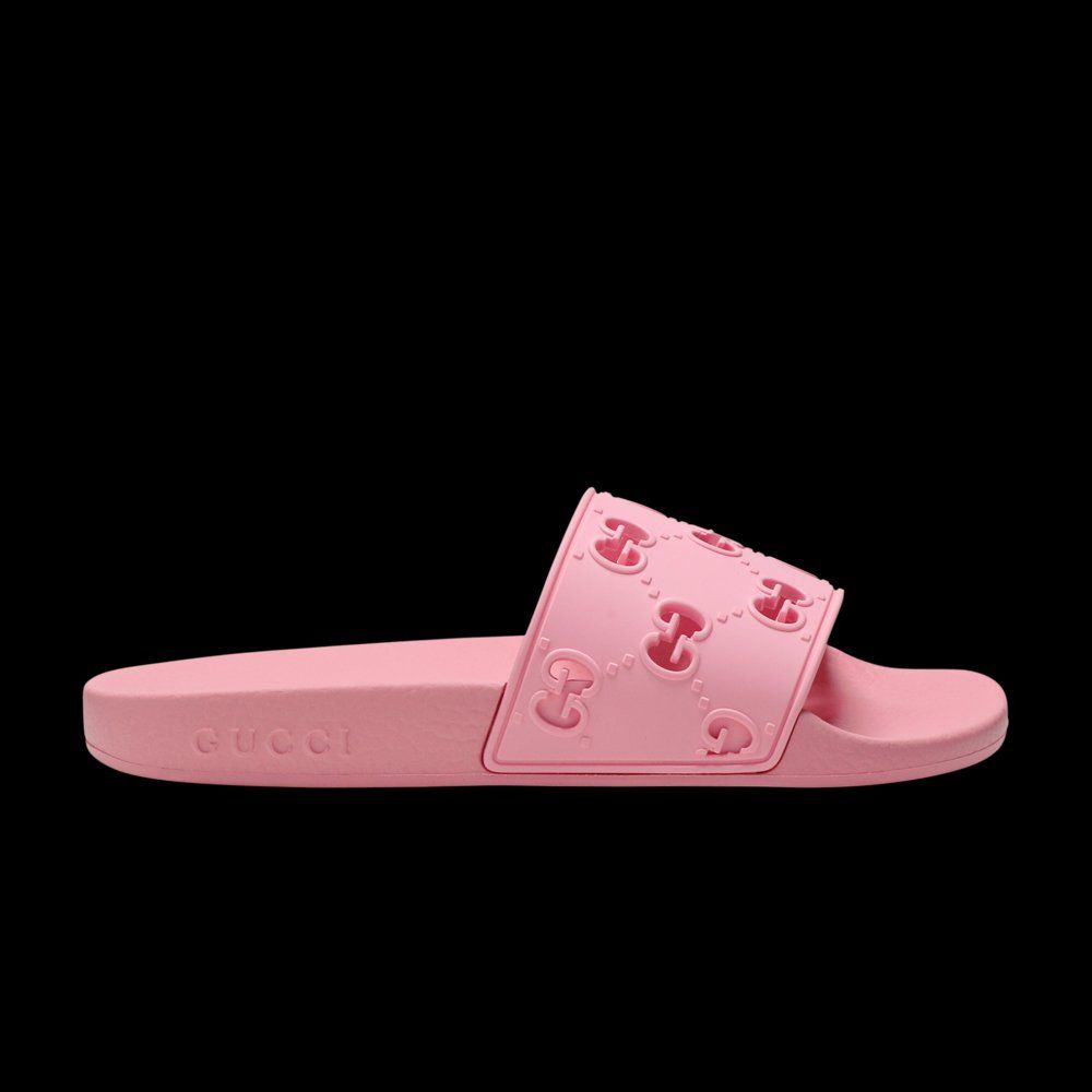 Gucci GG Slide Rubber 'Pink' | GOAT