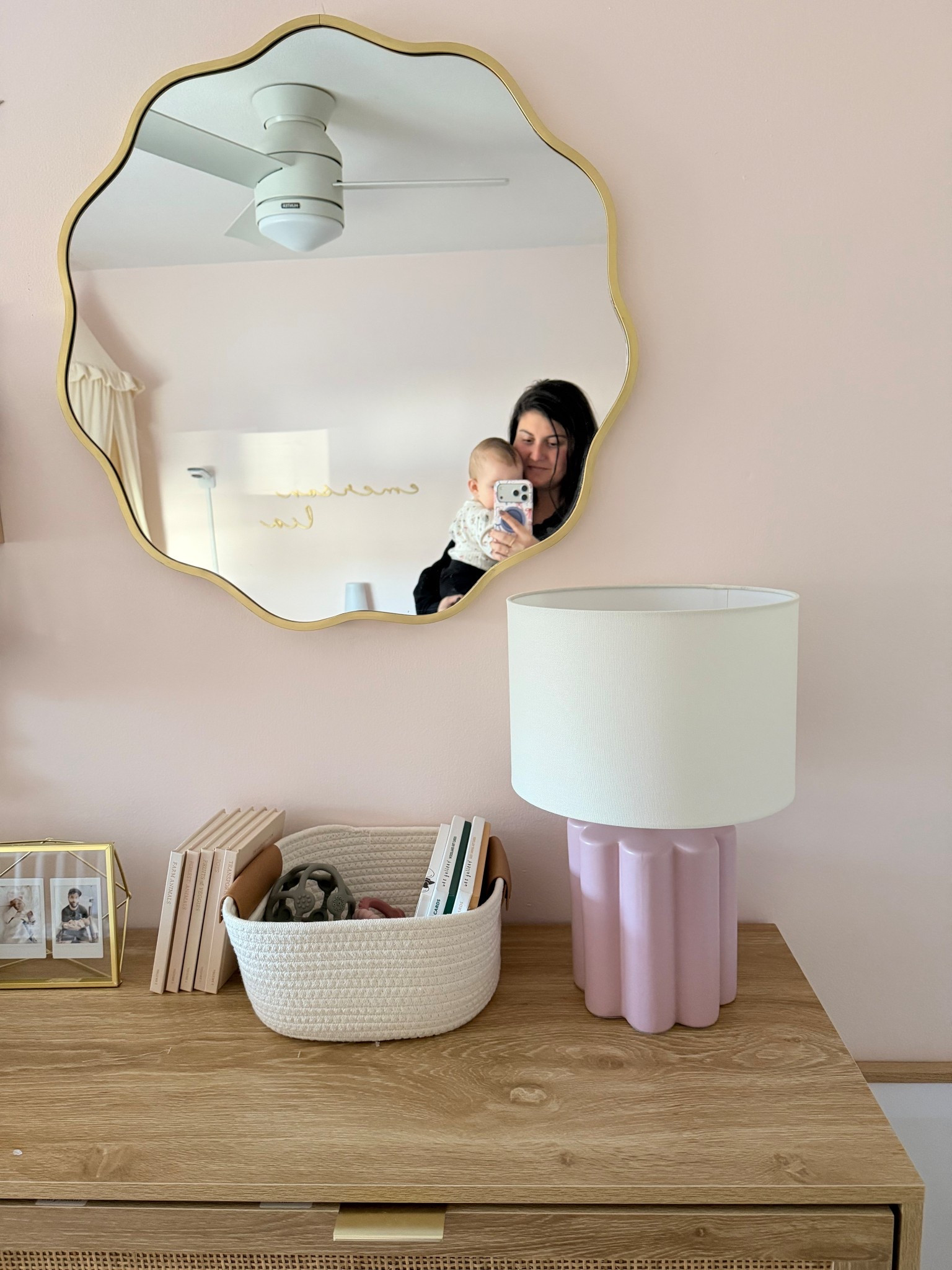 Got a new lamp for the baby’s room and since there’s no plug on that wall, I cut the cord and used a rechargeable bulb instead. I’m in love with it in this space!

#LTKBaby #LTKmomlife #LTKKids