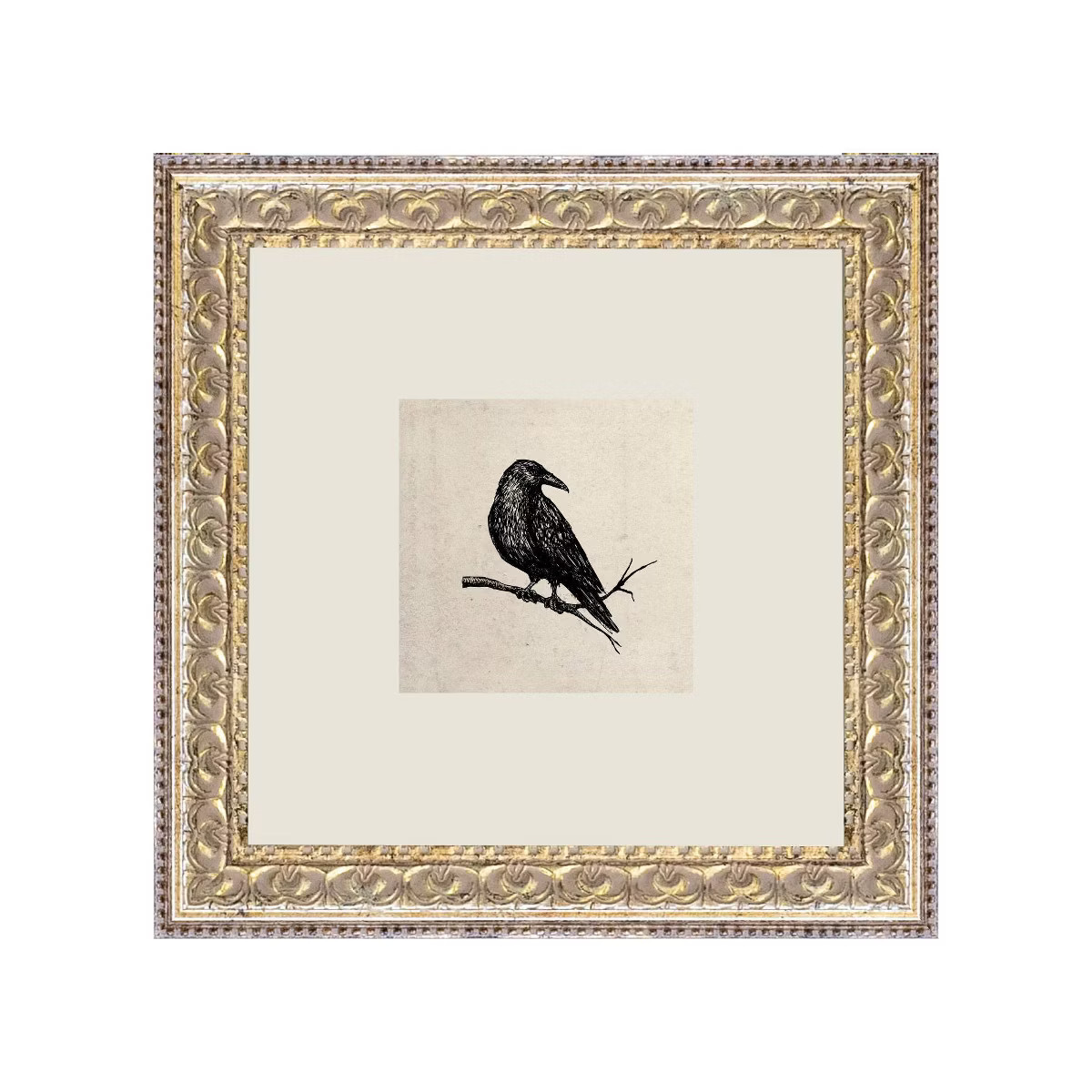 Petal Lane 9"x9" Crow Wall Art | Target