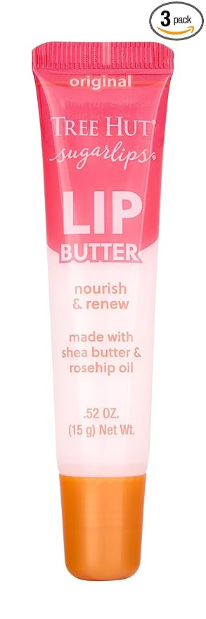 Tree Hut Original Sugarlips Lip Butter, Hydrating Lip Care to Lock in Moisture & Nourish Lips, So... | Amazon (US)