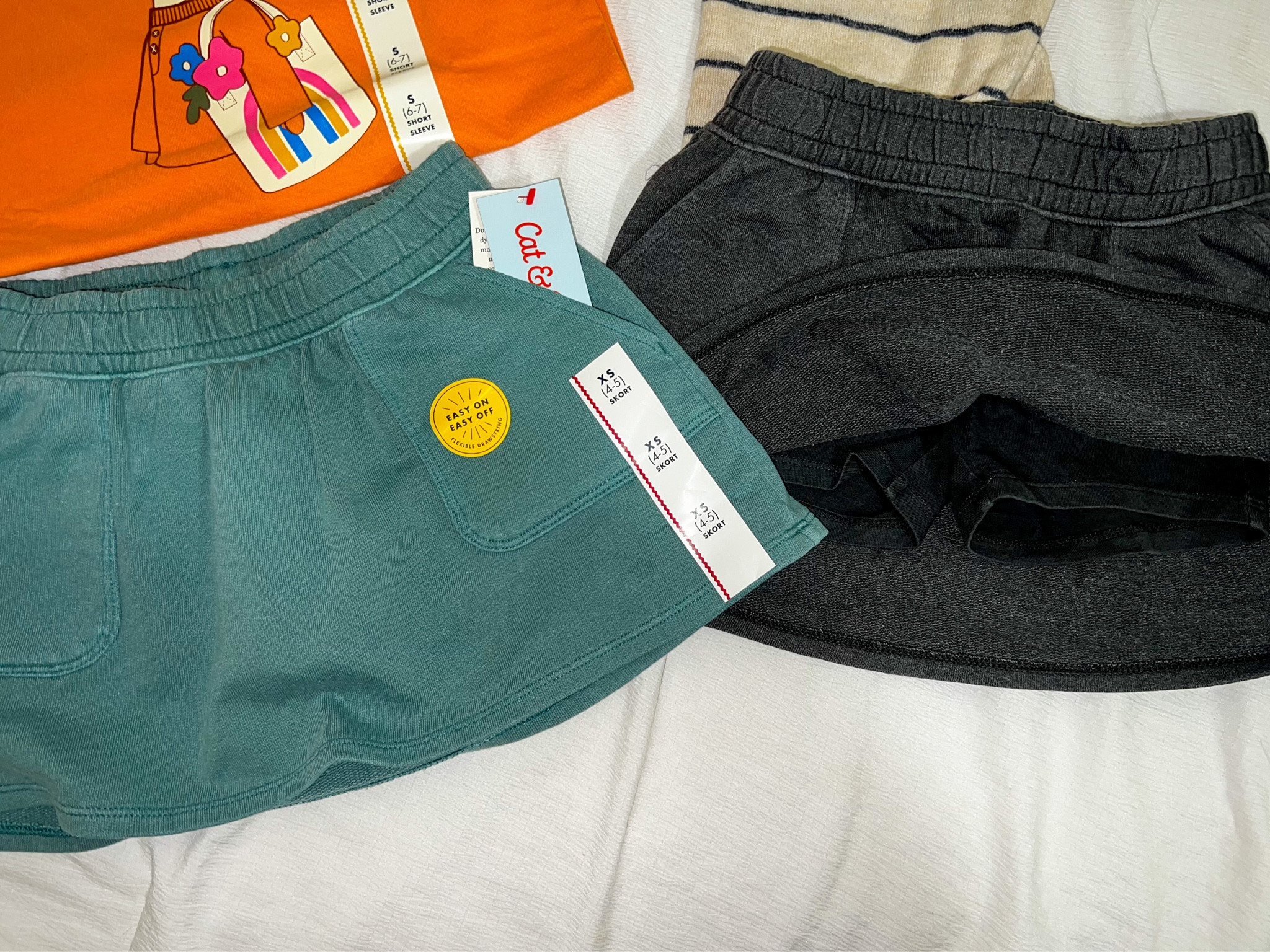 Target Cat&Jack Girl Skorts!

Listen y’all better run to Target right now - they have these ADORABLE sweat skorts … yes skorts, shorts underneath 😍, on sale right now! 

Buy one get one 𝑭𝑹𝑬𝑬!!!!!!!! 
Like whattttt. 
On top of it they’re $15.00 each so you’re paying $15.00 for two?! These are perfect for school this coming fall 🥹

I can’t wait to put the outfits together I’m already thinking of for Ahna with these skorts! 🖤

Colors: tan, green, charcoal grey, and dark peach orange (obv. looks pink lol) 

Thank me later 😘

#LTKBacktoSchool #LTKsalealert #LTKkids