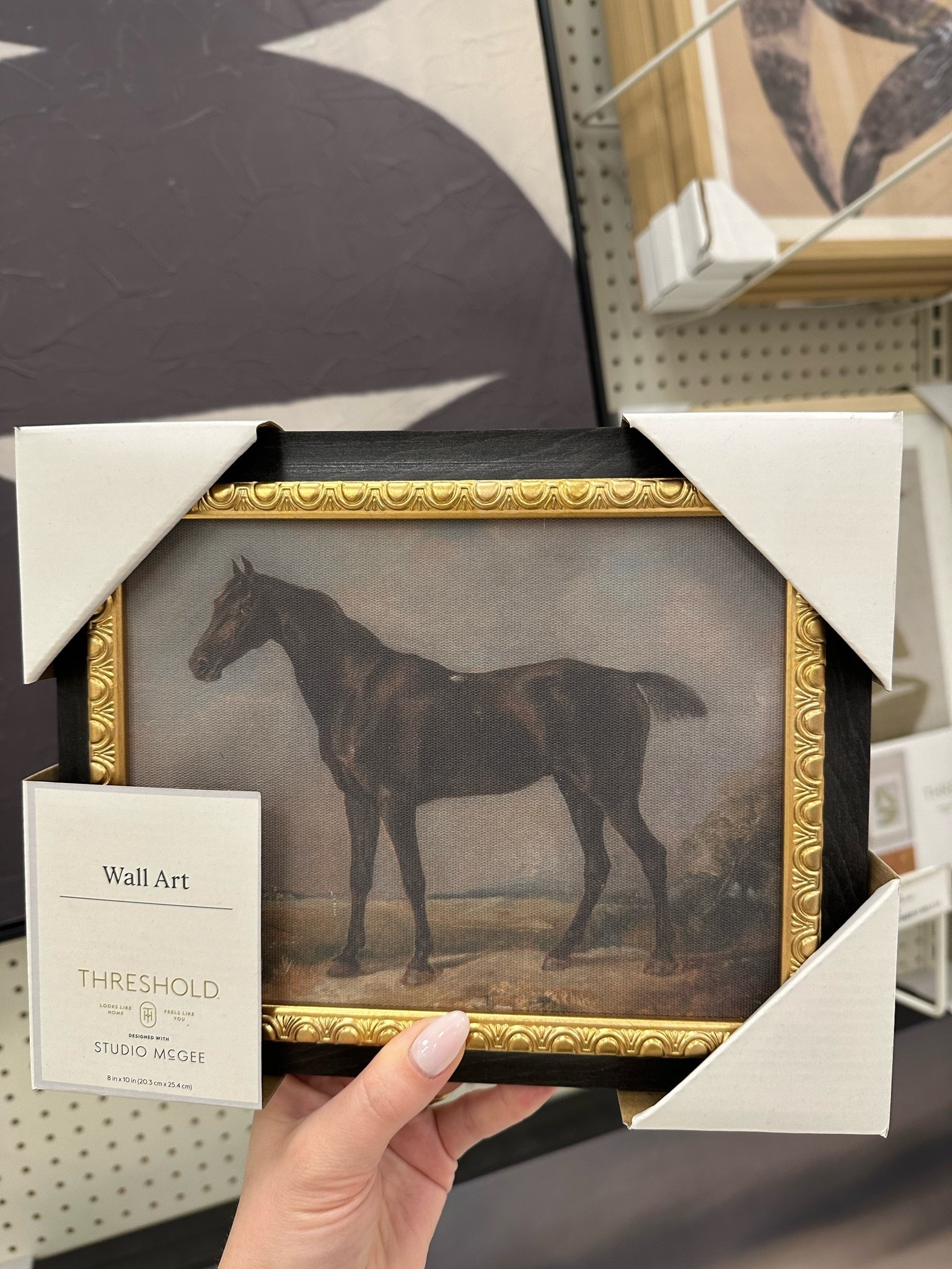 $16 -love this threshold horse frame!

#LTKSeasonal #LTKHome #LTKSaleAlert