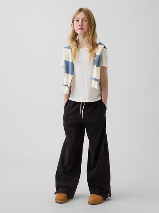 Kids Relaxed Wide-Leg Pants | Gap (US)