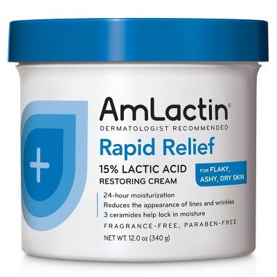 AmLactin Rapid Relief Cream Jar - 12oz | Target