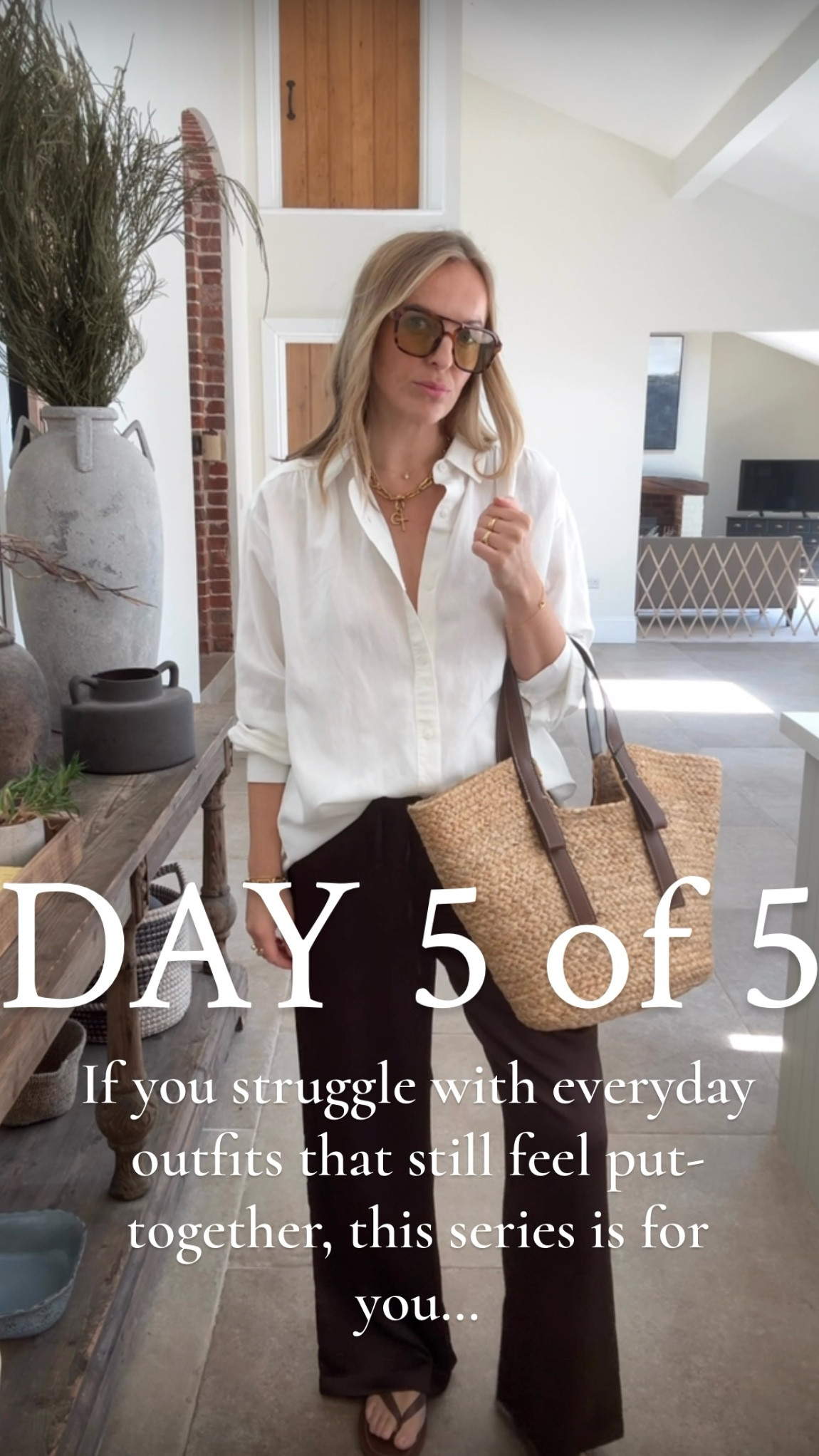 Outfit 5 of 5 ✨

Wrapping up this high-street style series with a look that’s simple on the surface — but all in the details.

These beautiful drapey satin-finish trousers (such a bargain!) instantly elevate the outfit, while the linen-blend blouse — yes, that one I keep coming back to — adds the perfect casual contrast. 

✨ Effortless fabrics that feel as good as they look
✨ Easy, everyday pieces styled with intention
✨ Proof that simplicity can still be stylish 

This linen shirt is still on sale , simply beautiful - great fabric , shape and details - I wear the large for a very relaxed fit.  (Styled many times in previous reels) 

The satin trousers are new to me, such a lovely fabric, weighty , drapey, non clingy and feel great to wear -style casually or dial it up for something more special. I’m wearing the large. 

Wearing a large in the linen vest 

I’m a U.K. 14 - 34C bust and 5ft 7.5 


Casual outfit 
Summer style 
Uniqlo
Zara 
River island 


#LTKtravel #LTKsummer #LTKmidsize