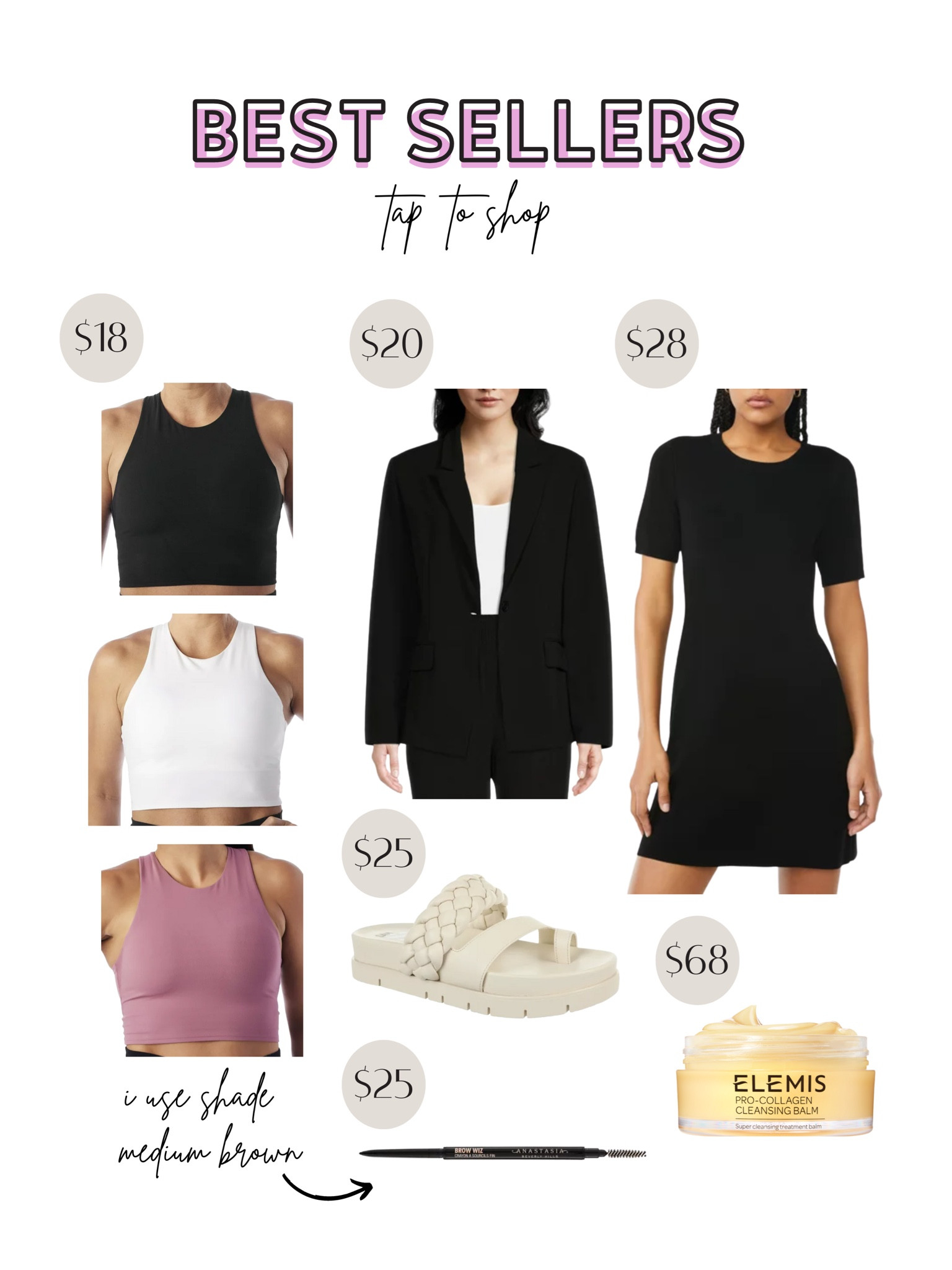 Best sellers, Walmart fashion, workwear from Walmart, Walmart activewear, affordable fashion, affordable dresses for spring, cute shoes from Walmart, affordable spring shoes, our weekly favorites, makeup must have, my brow routine 

#LTKbeauty #LTKworkwear #LTKFind