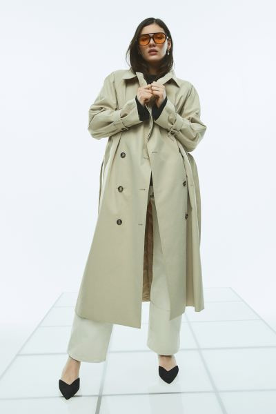 Zweireihiger Trenchcoat | H&M (DE, AT, CH, NL, FI)