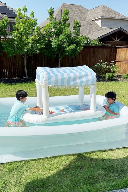 The boys had so much fun on their summer water picnic! We may not have an in-ground pool but we make the best of our summers! And this cute inflatable cabana is going to be a hit all-summer-long! ☀️ 

#LTKKids #LTKParties #LTKFamily