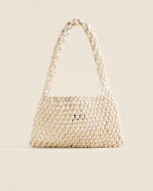 Small Cadiz handknotted shoulder bag | J. Crew US