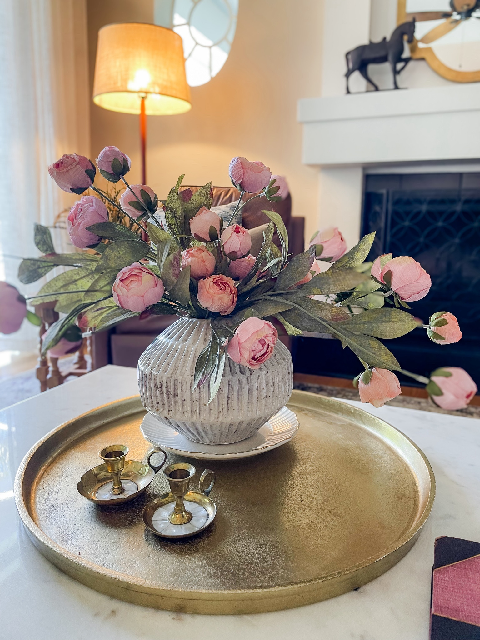 These pink Peony stems fall so perfectly in the vase. The Tan actually looks pink. Faux stems. 

Pink peony, tan/cream peony. Easter spring decorr

#LTKhome #LTKSeasonal