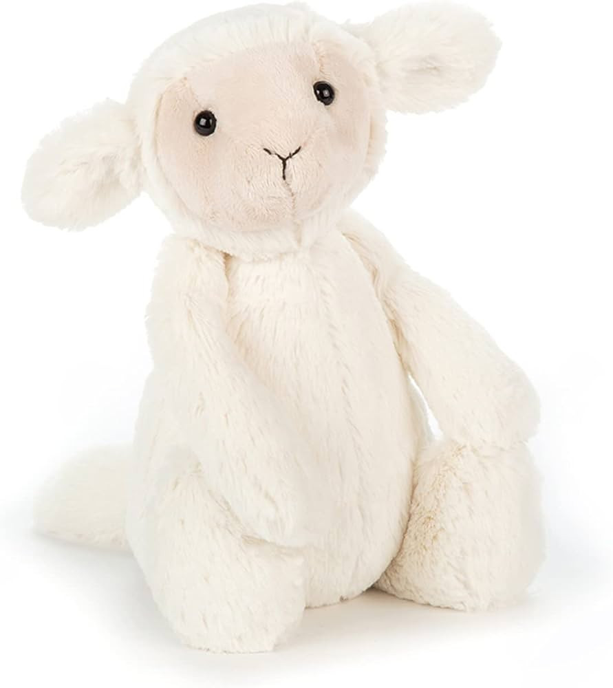 Jellycat Bashful Lamb Stuffed Animal, Medium, 12 inches | Amazon (US)