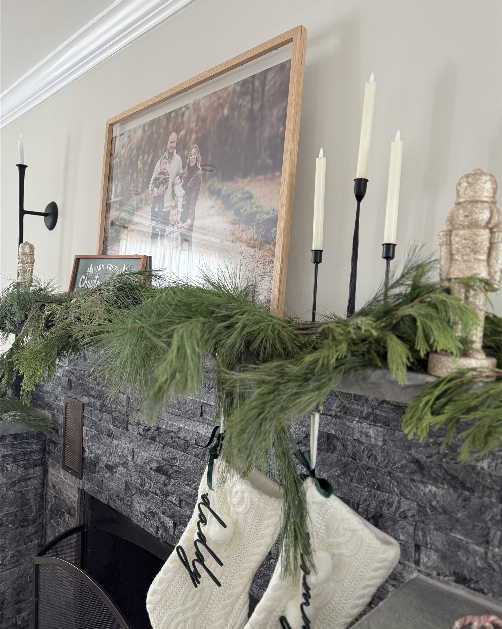 Christmas /winter mantel inspo 


#LTKSeasonal #LTKHoliday #LTKHome