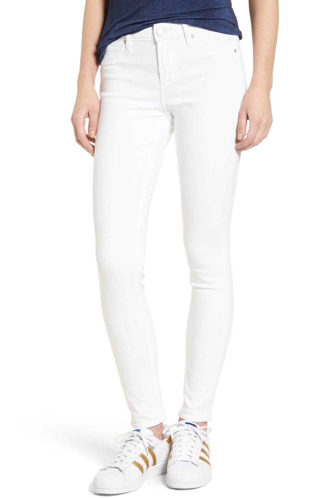Sarah Skinny Jeans (Clear White) | Nordstrom