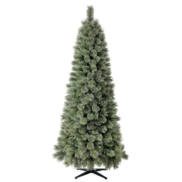 Holiday Time Branford Spruce Cashmere Artificial Christmas Tree, 7' | Walmart (US)