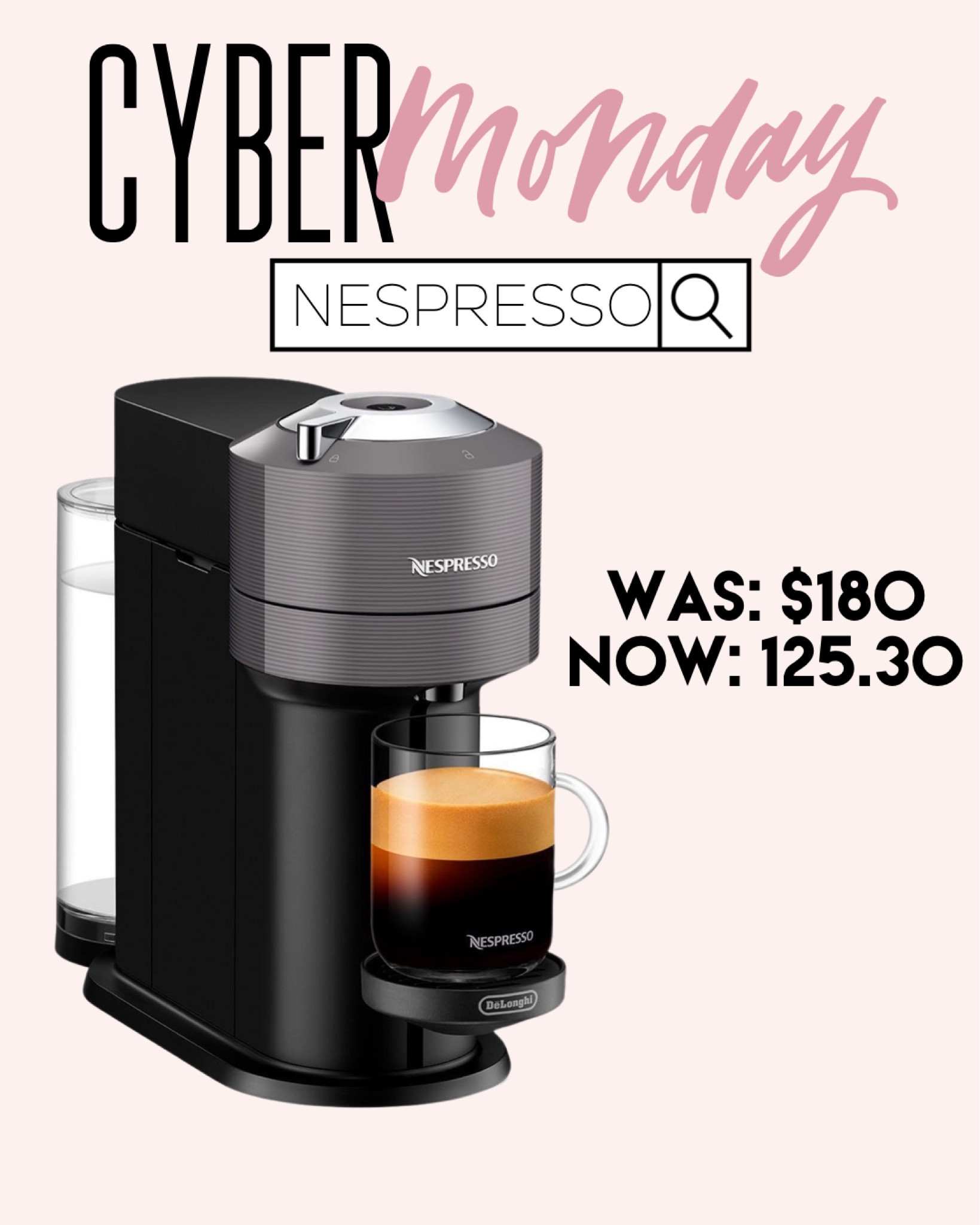 Nespresso on sale! I use mine daily! Target finds 

#LTKsalealert #LTKCyberWeek #LTKGiftGuide