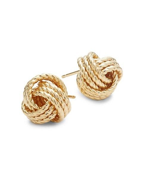 Saks Fifth Avenue 14K Yellow Gold Knot Stud Earrings on SALE | Saks OFF 5TH | Saks Fifth Avenue OFF 5TH