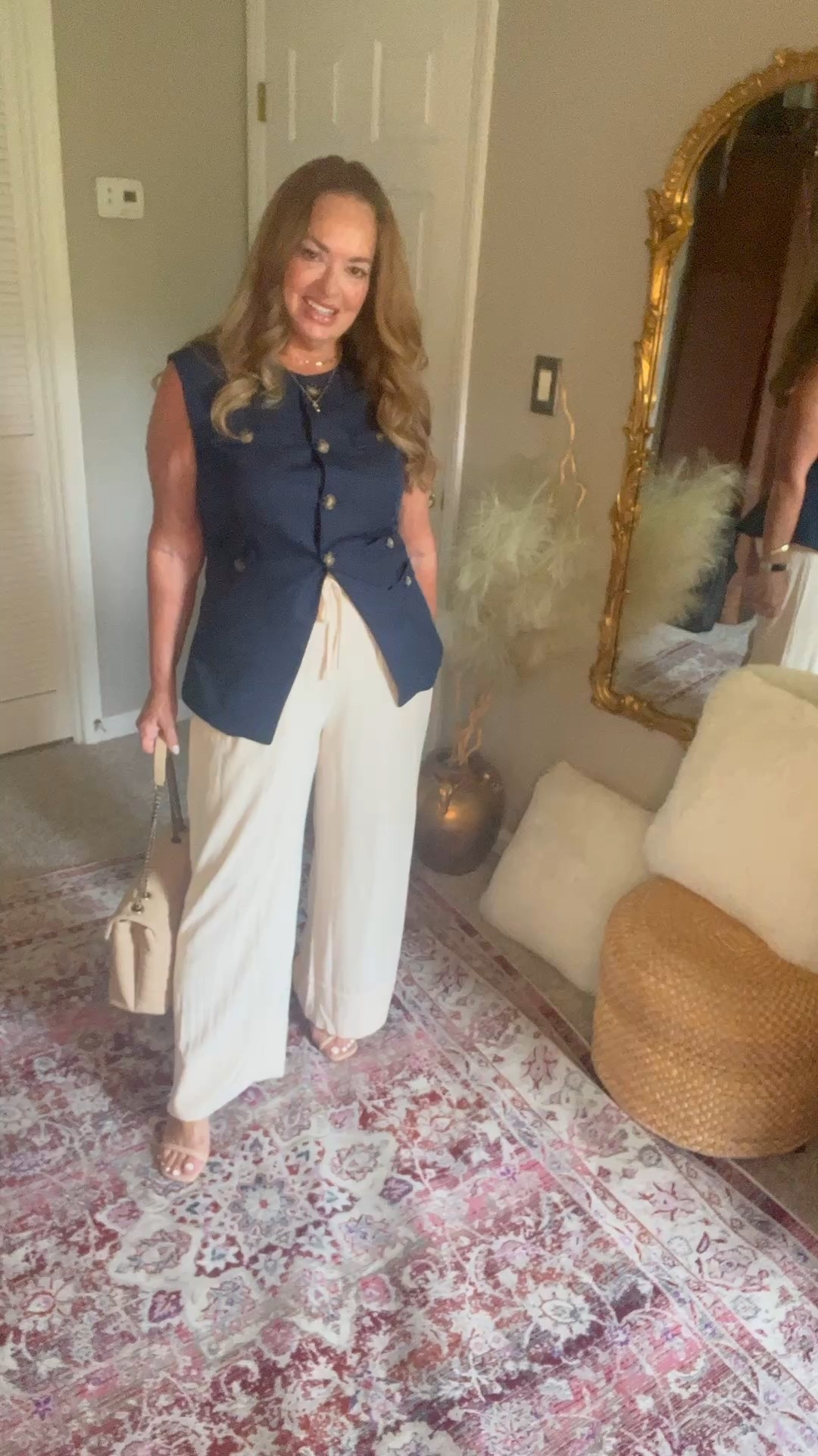 East coast Summer vibed. Casual elegance with waist coat and gauze pants

#LTKMidsize #LTKWorkwear #LTKSeasonal