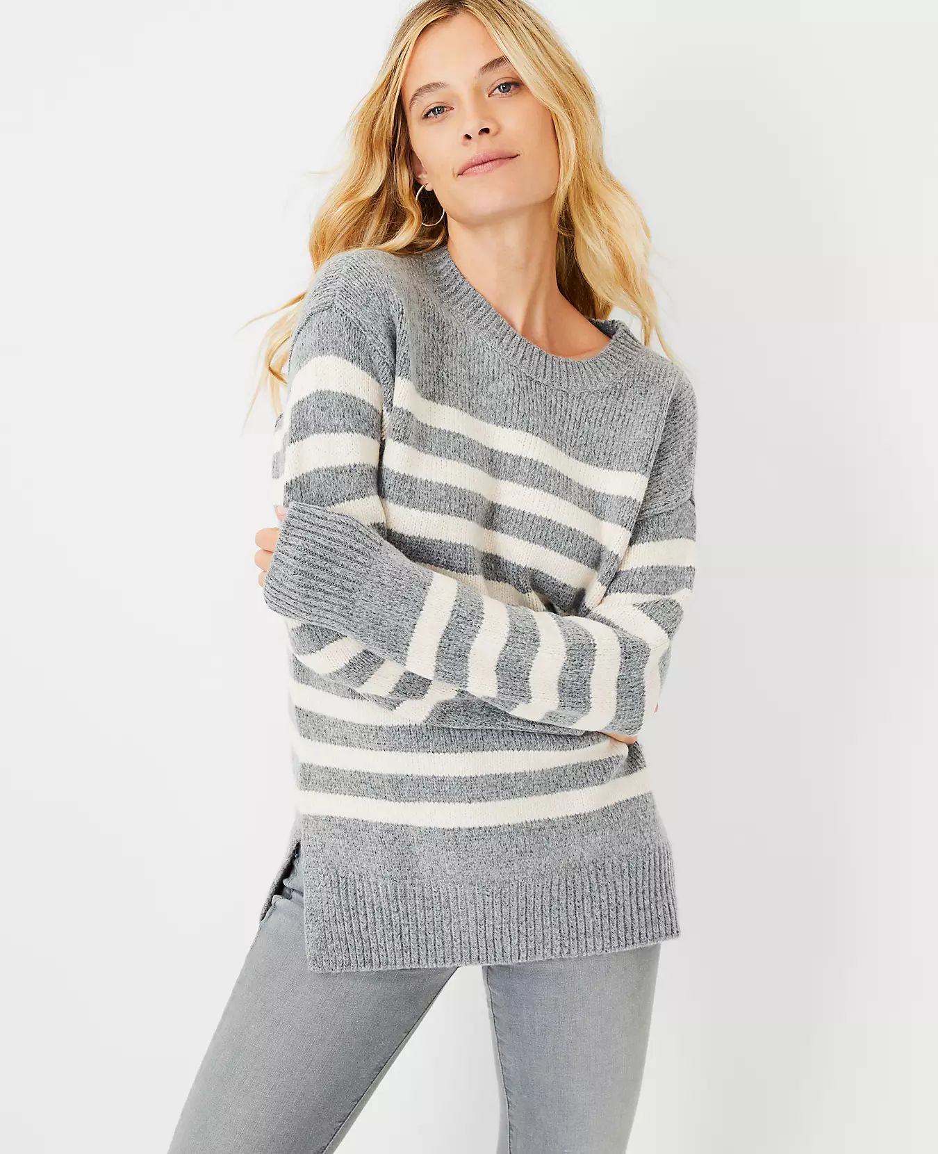 Striped Tunic Sweater | Ann Taylor (US)