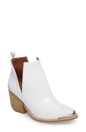 Women's Jeffrey Campbell Cromwel Cutout Western Boot, Size 6.5 M - White | Nordstrom