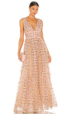Bronx and Banco Megan Maxi Dress in Rose from Revolve.com | Revolve Clothing (Global)