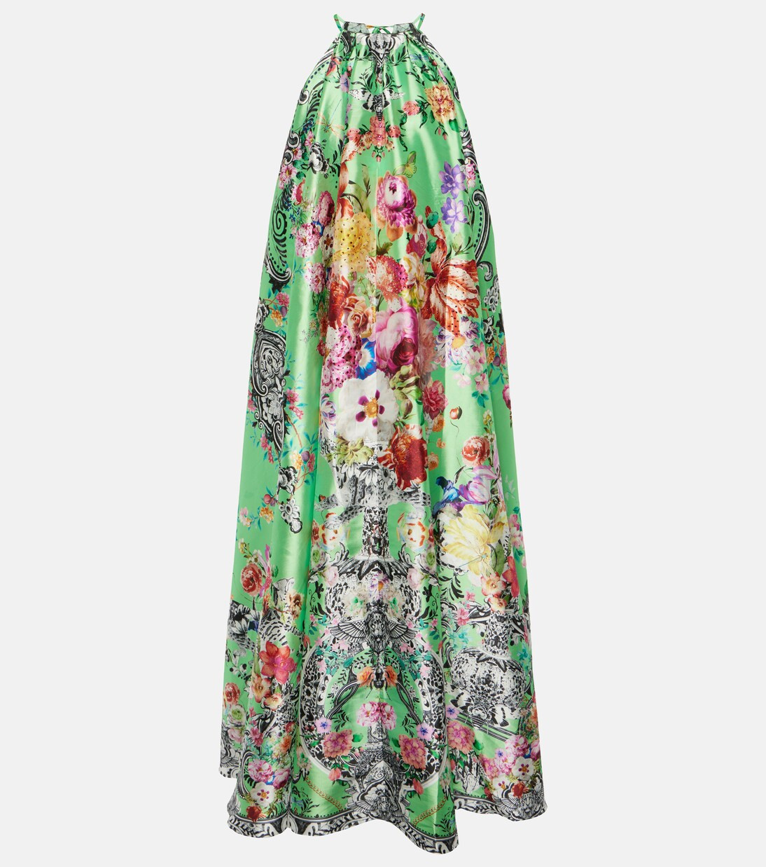 Trapeze floral taffeta maxi dress | Mytheresa (US/CA)