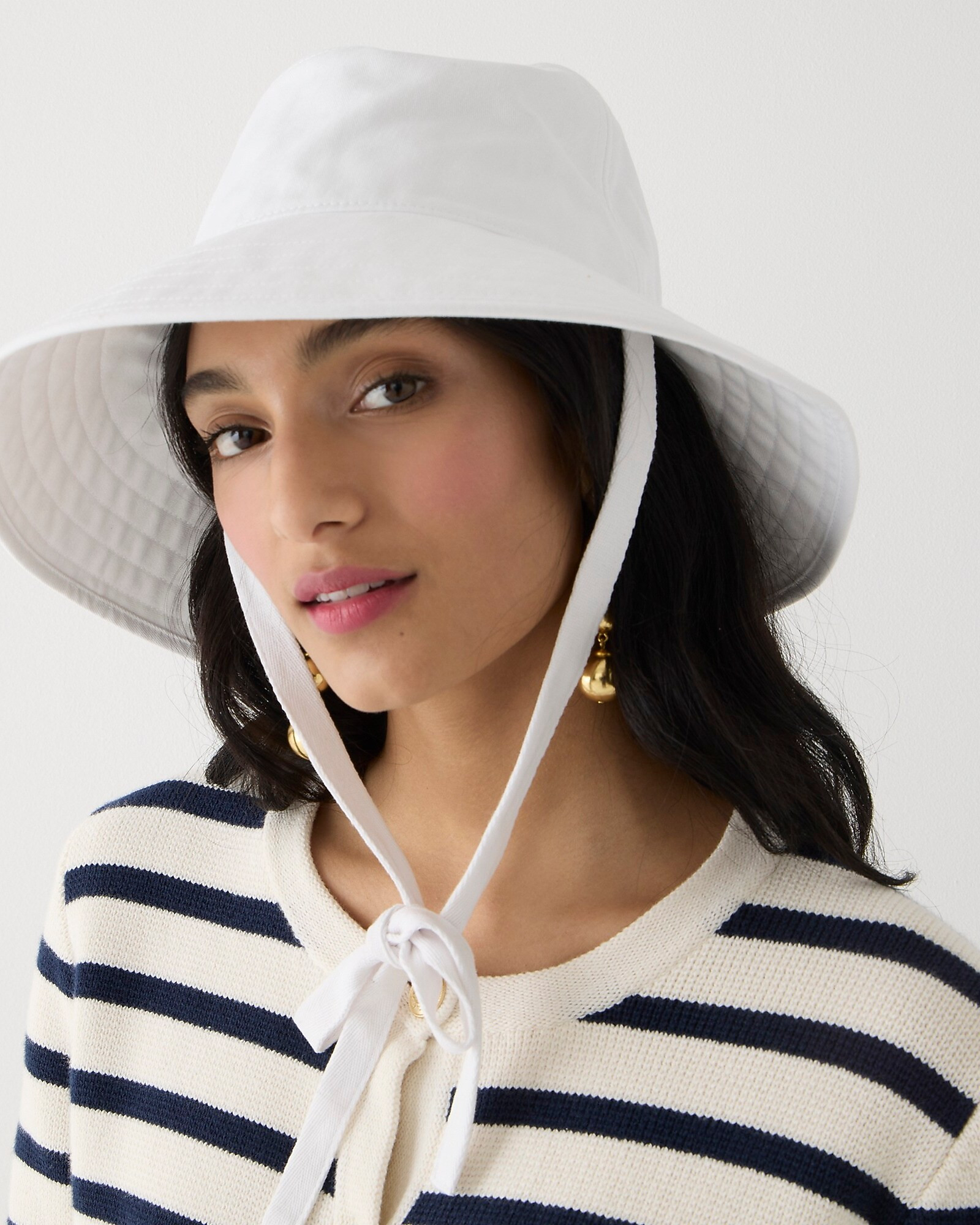 Bucket hat with ties | J. Crew US