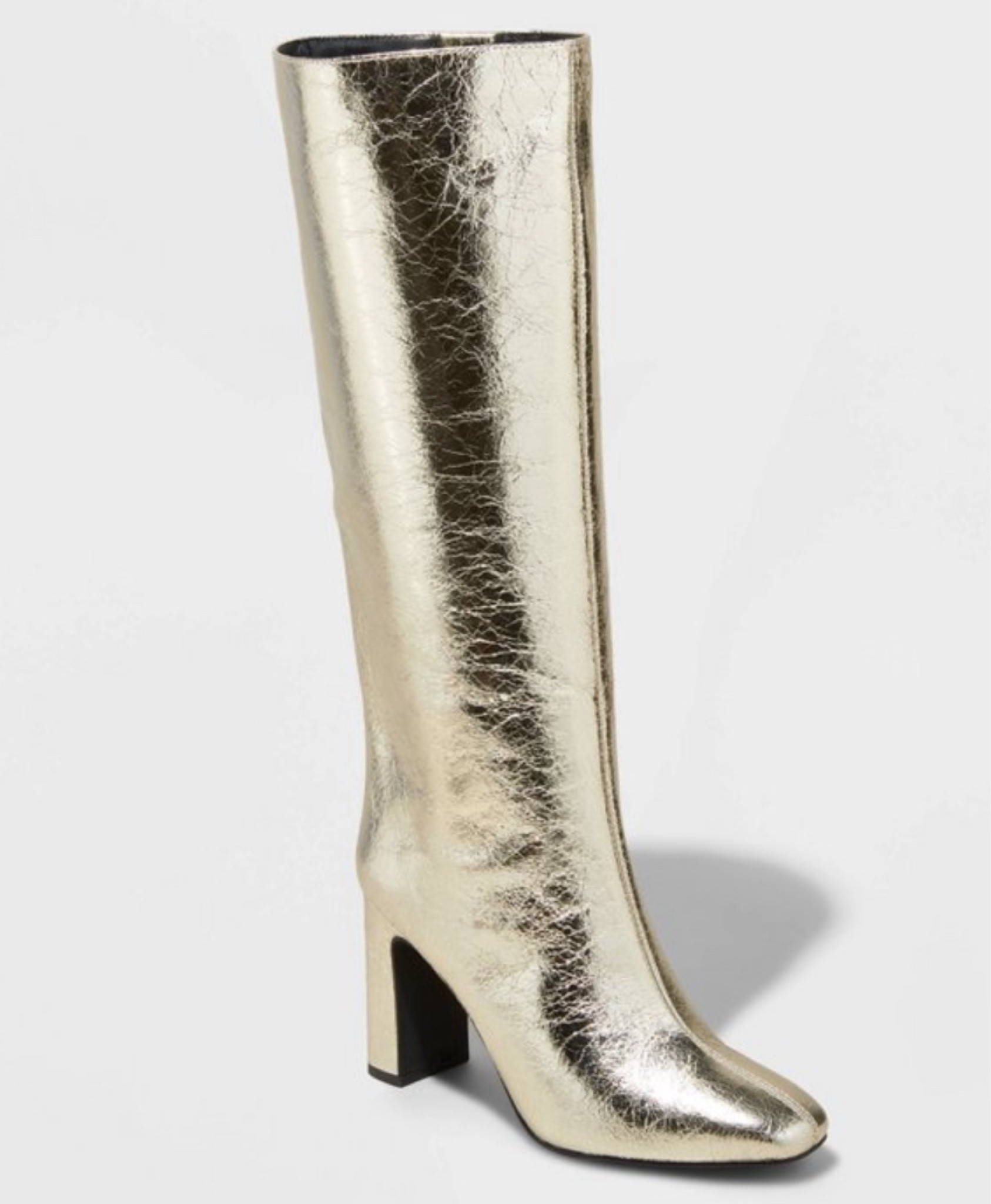 Knee high gold boots are absolutely amazing!! #target #targetstyle 

#LTKShoeCrush #LTKSaleAlert #LTKFallSale