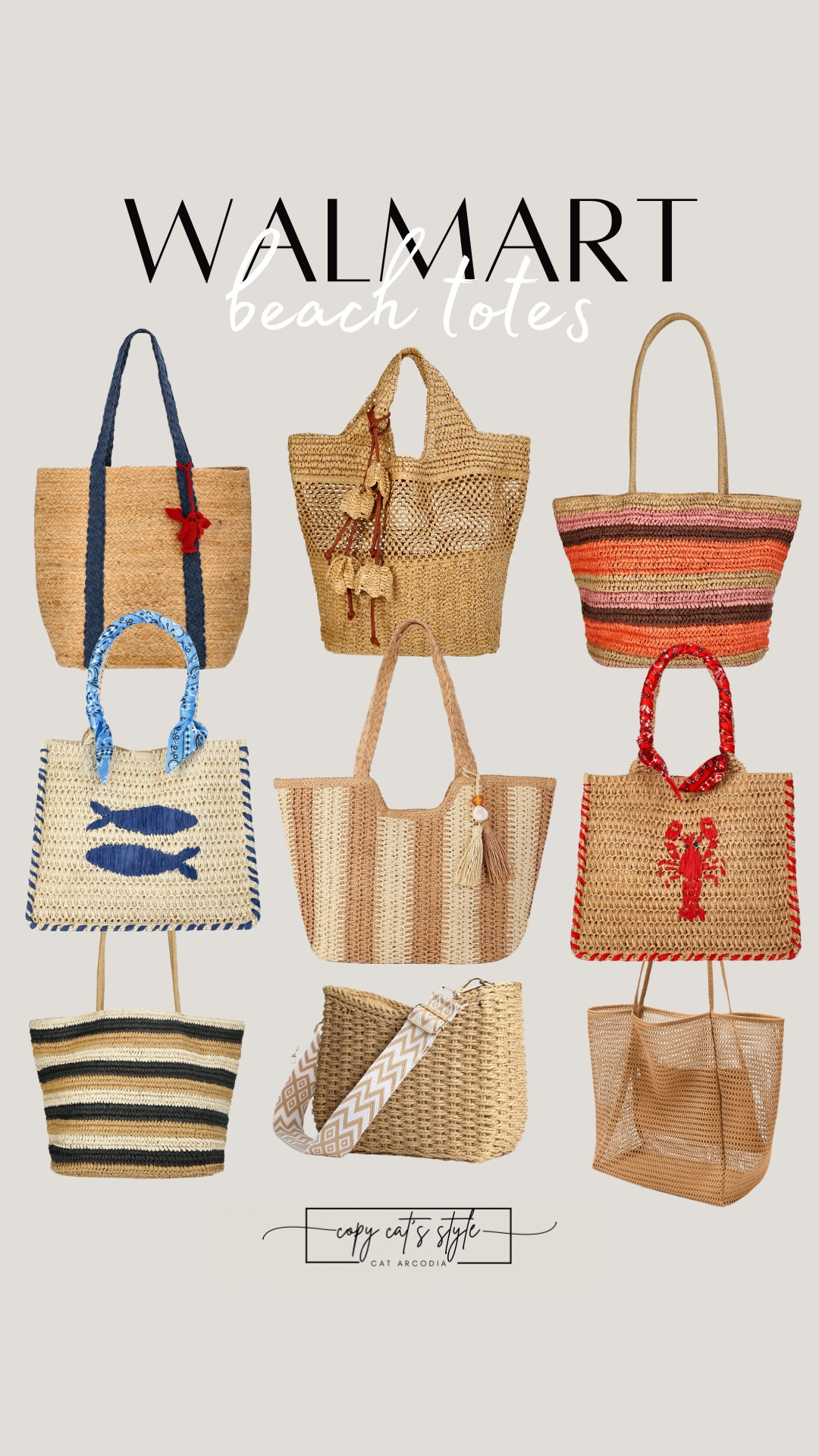 The perfect Walmart beach totes! Get ready for warm weather travel! 

#LTKSaleAlert #LTKSeasonal #LTKOver40