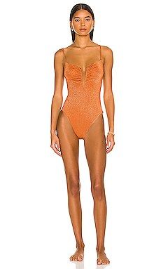 L*SPACE Roxanne One Piece in Amber from Revolve.com | Revolve Clothing (Global)