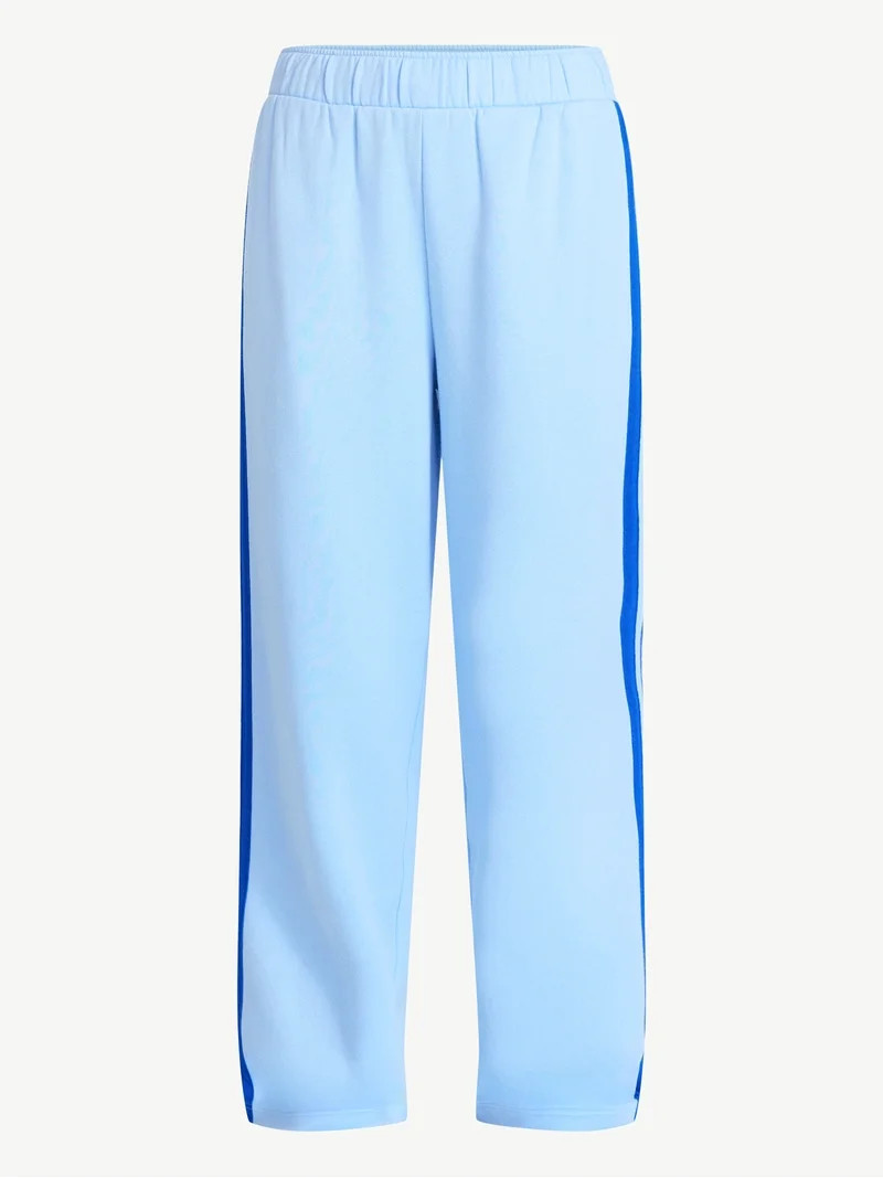 No Boundaries Striped Fleece Pants, 30.5'' Inseam, Women's XXS-XXL | Walmart (US)