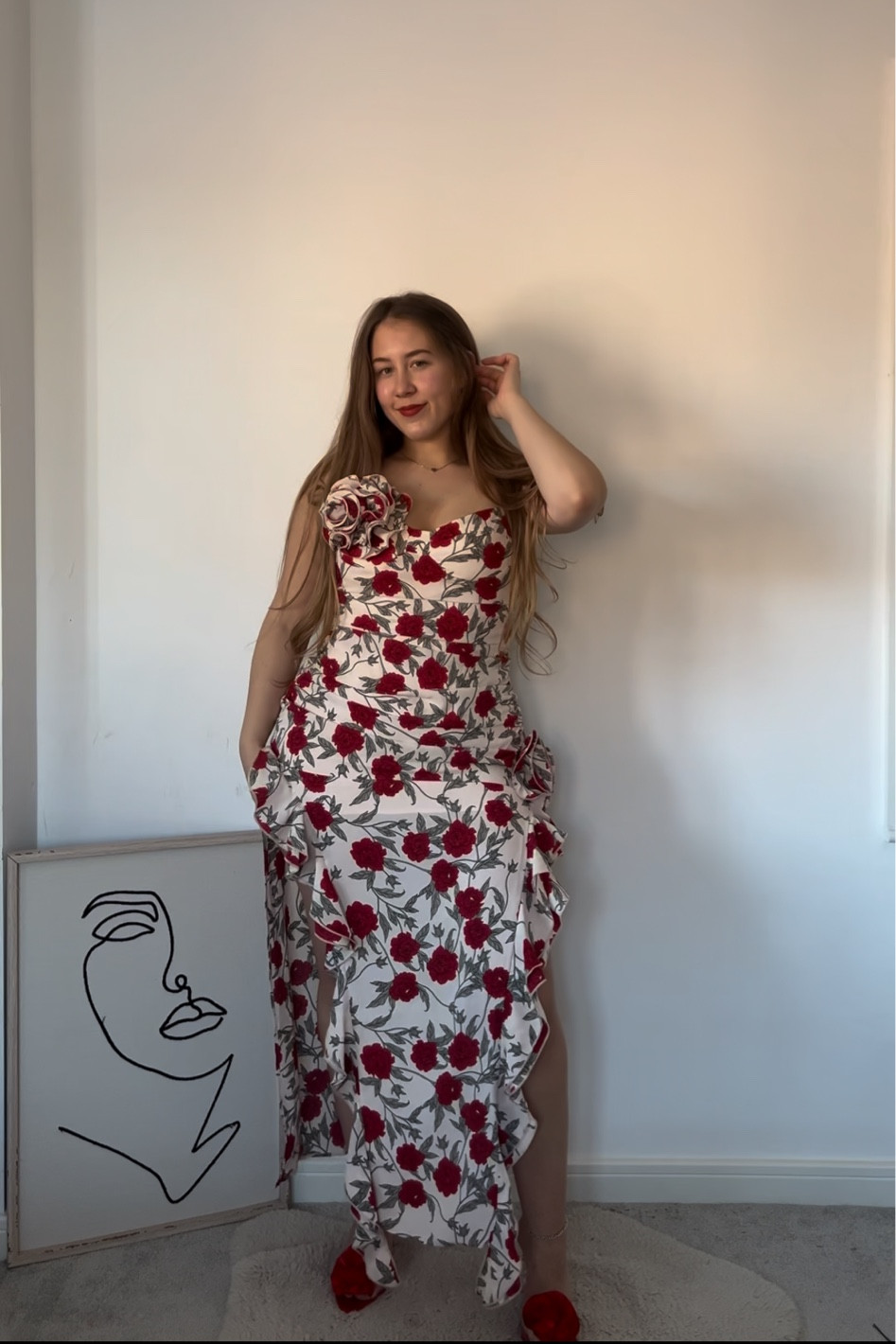 Valentines day outfit inspo, floral maxi dress with slit

#LTKmidsize #LTKstyletip #LTKSeasonal