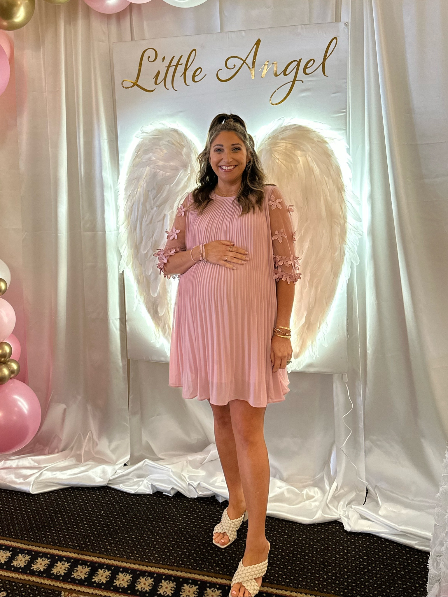 Baby shower ootd 
Dress L / shoes tts 

#LTKbaby #LTKstyletip #LTKbump