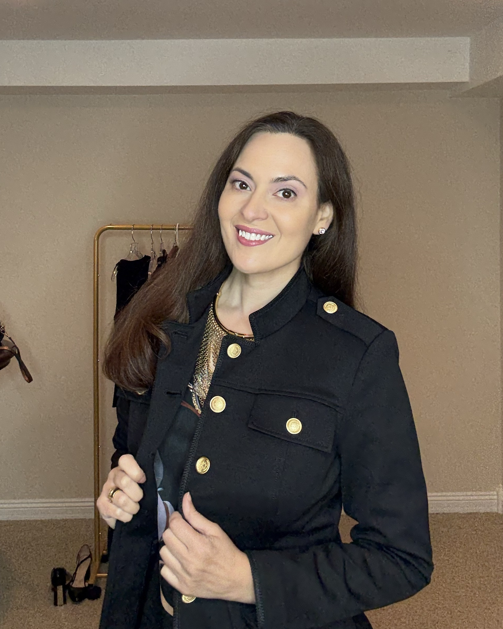 This is the jacket of the Fall season. Loving this ponte fitted blazer/jacket decorated with gold buttons  

#LTKSaleAlert #LTKOver40 #LTKStyleTip