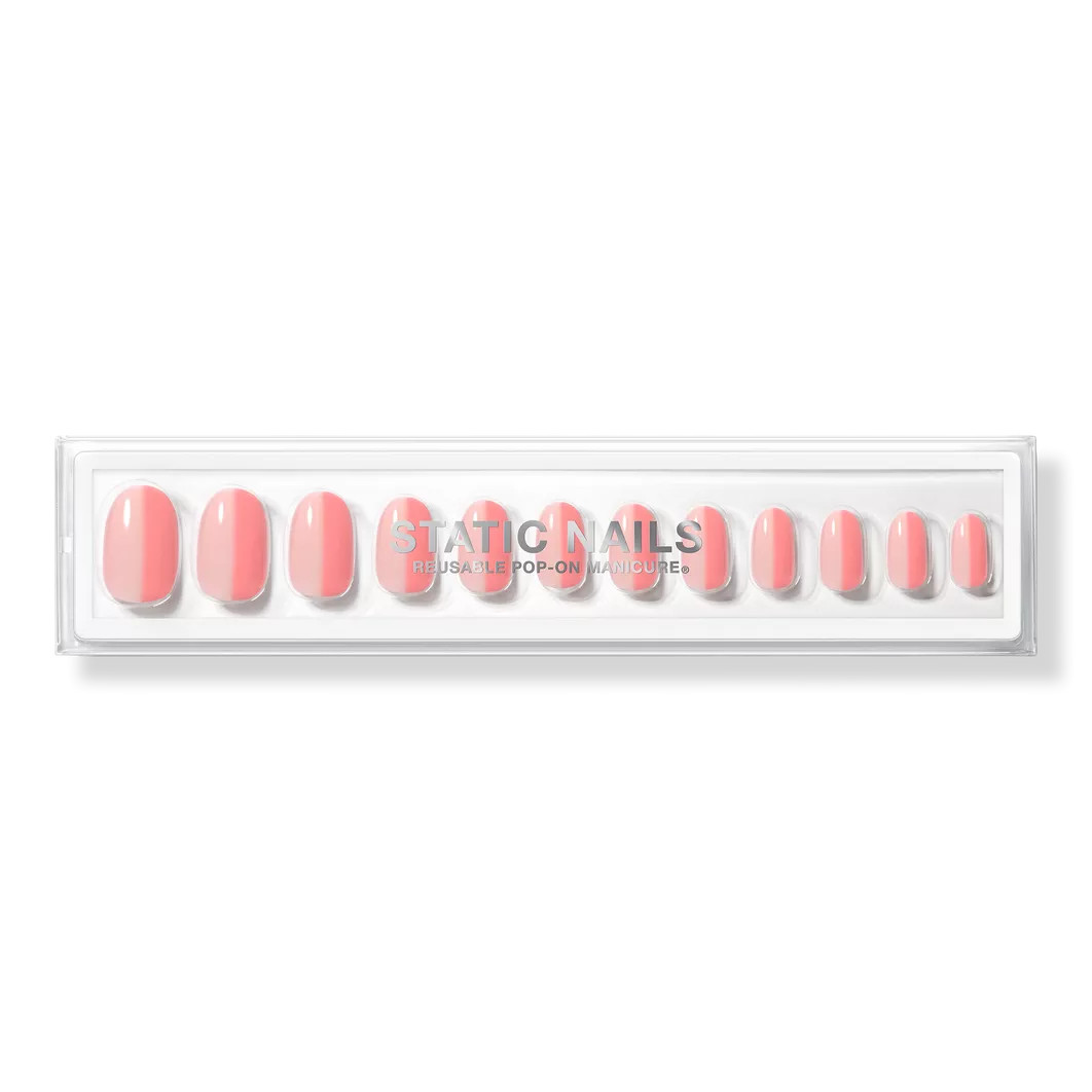 Vertical French Pink Reusable Pop-On Maincures | Ulta