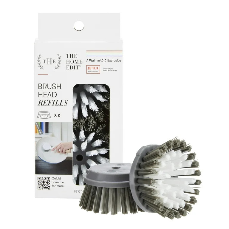 The Home Edit 2-Pack Nylon Brush Replacement Heads - Walmart.com | Walmart (US)