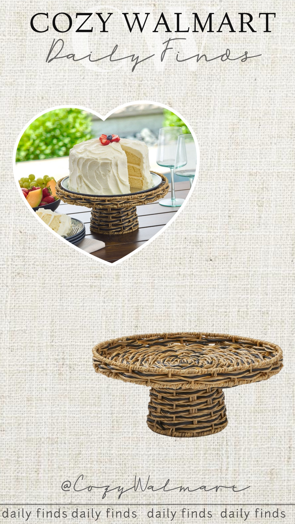 Walmart cake stand 

#LTKhome